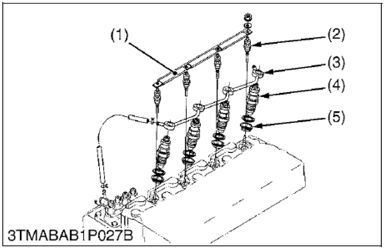 Kubota V2203 Nozzle Holder